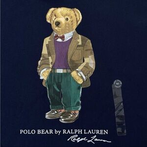 Polo Ralph Lauren Polo Bear Professor Hoodie Coloblock Sweatshirt Size XLT $198
